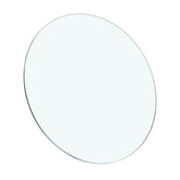 Tempered Glass Top 23.6 INCH Round Glass Table Top 3/10 INCH Thickness