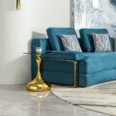 small round side table for small space ,Cocktail Table,,Living Room Small Coffee Table, end table, tempered glass top