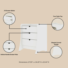Nightstand in White