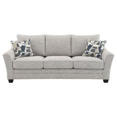 Mingle Light Grey Upholstered Sofa