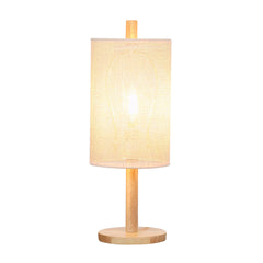 Modern Classic Desk Lamp Villa Living Room Bedroom Study Decorative Original Design European Wood Table Light, Arcana Table Lamp - Oak - Natural 110-120V Paper Rattan Weave Material