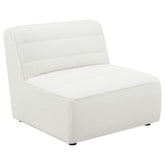 Bonnie Natural Upholstered Armless Chair