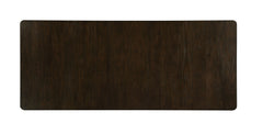 Carene White & Brown Finish Dining Table (With Leaf)