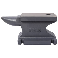 55LB(25KG)Cast Iron Anvil,with Square Horn and Stable Base,for Bending, Shaping,and Twisting,Gray