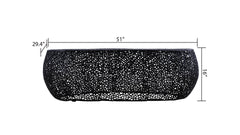 T3601-50 Oval Coffee Table Black same as G150108424 (NJ inventory)