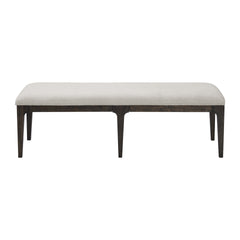 Brown Upholstered Bench