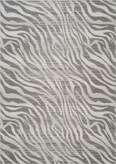 Geometrix GC_DIM1008 Gray 5 ft. 3 in. x 7 ft. 3 in. Area Rug