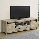 Madra Distressed Pine 2-Door Engineered Wood TV Stand