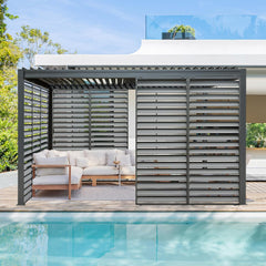 Outdoor Louvered Pergola Accessories Pergola Screens