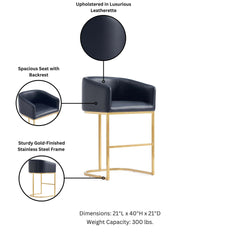Barstool in Black