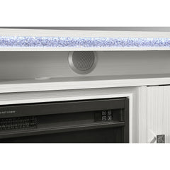 Almera White 72 Inch Fireplace