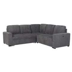 Melody Grey Sectional with Pullout
