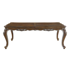 Latisha Antique Oak Finish Dining Table w/Leaf