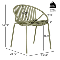 7 Pieces Outdoor Modern Expandable Dining Set with Stackable Chair,Green+Teak