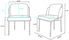 Dining Chair in Gray