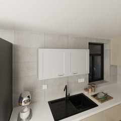 Wall Cabinet, 2 Doors, White
