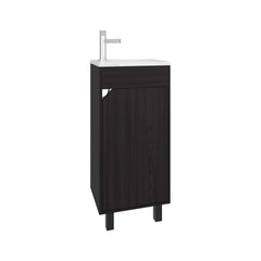 Bathroom Vanity with SInk, 1 Door, 4 Legs