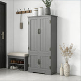 Farmhouse Home Cabinet,Accent Floor Storage Cabinet,Freestanding Kitchen Pantry Cabinet