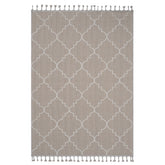 Guros Collection 5X7 Ivory / Trellis Indoor / Outdoor Area Rug