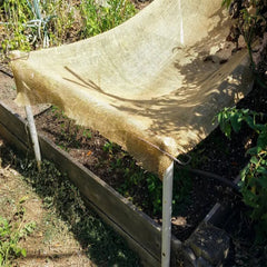 40 in. x 25 ft. Natural Burlap Fabric Roll - Heavy Duty Weed Barrier, Tree Wrap, Garden Protection & Rustic Decor