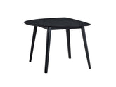 Real Black Finish Dining Table