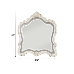 Chantelle Pearl White Finish Mirror