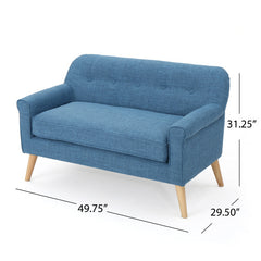 Love seat(Muted Blue)