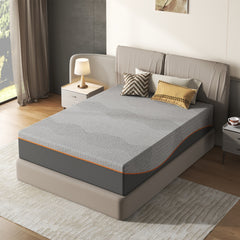 Full Size Mattress,10 Inch Memory Foam Mattress, Fiberglass Free, Medium Feel, Breathable Cooling Layers, Certified Safe Materials