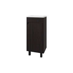 Wengue Bathroom Vanity with Integrated Sink