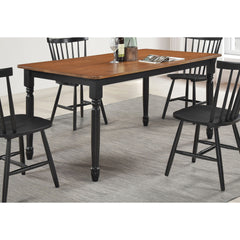 Hayward Walnut and Black Dining Table