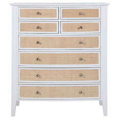 Talia White 8-drawer Chest