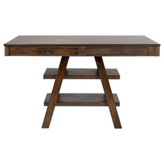 Ferrara Brown and Walnut 5-piece Counter Height Dining Set