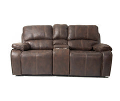 POWER LOVESEAT in Chocolate