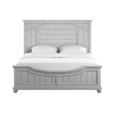 Gray Queen Panel Bed