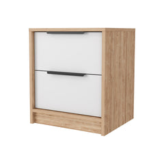 Washington Nightstand, Two Large Drawers
