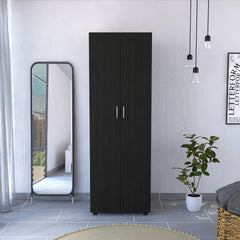 Glasgow Armoire, One Cabinet, Two Shelves