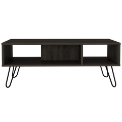 Coffee Table Minnesota, Two Shelves, Carbon Espresso Finish