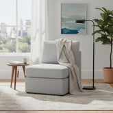 Chauncy Armless Chair - Gray