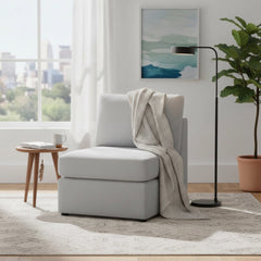 Chauncy Armless Chair - Gray