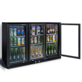 ORIKOOL Beverage Refrigerators Cooler 53 inch 3 Glass Door Back Bar, 480 Cans Commercial Display Bar Fridge for Beer Wine and Drink 11.3 Cu.Ft