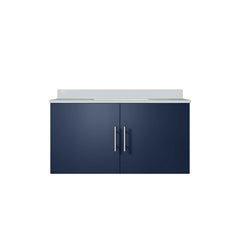 Navy Blue Bath Vanity 36 in. W x 22 in. D, with Cultured Marble Top