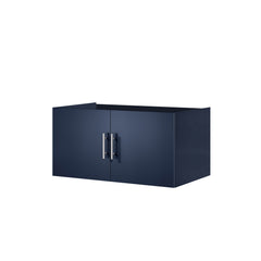 Navy Blue Bath Vanity 36 in. W x 22 in. D