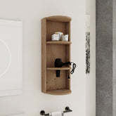 12" Bathroom Wall-Mounted Storage Rack, Float Mounting Design,(KD-Packing)