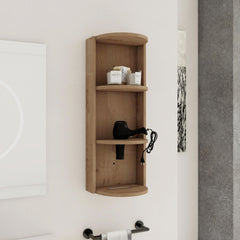 12" Bathroom Wall-Mounted Storage Rack, Float Mounting Design,(KD-Packing)