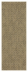 Earth GC_NTL1012 Jute/Black 7 ft. 10 in. x 10 ft. 3 in. Indoor/Outdoor Area Rug