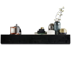 48'' Fireplace Mantel Fir Wood Wall-Mounted & Floating Shelf for Home Decor with Flat Surface