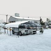 Carport 20 x 20 Shelter - Perfect Solution for Vehicles, Boats & Equipment - Durable, All-Weather, Quick Assembly - Spacious, Secure, Reinforced