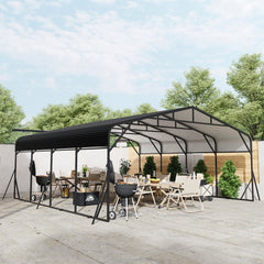 Carport 20 x 20 Shelter - Perfect Solution for Vehicles, Boats & Equipment - Durable, All-Weather, Quick Assembly - Spacious, Secure, Reinforced
