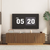 TV Stand with 16 Color LEDs,68" Modern TV Stand, TV Cabinet Entertainment Center for 55 60 65 Inch TV