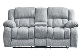 STONIC GREY CONSOLE RECLINING LOVESEAT
